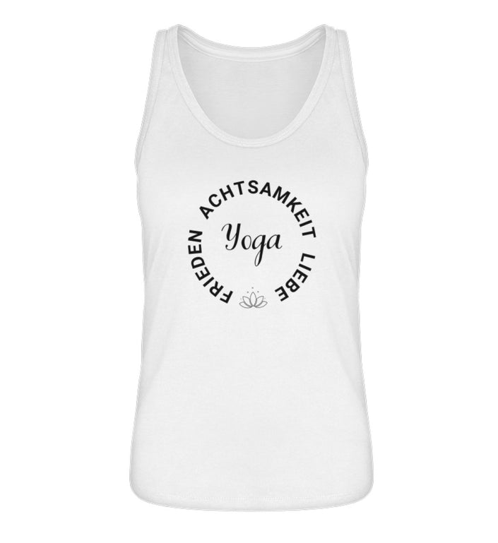 YOGA FRIEDEN  ACHTSAMKEIT LIEBE -  Damen Tanktop