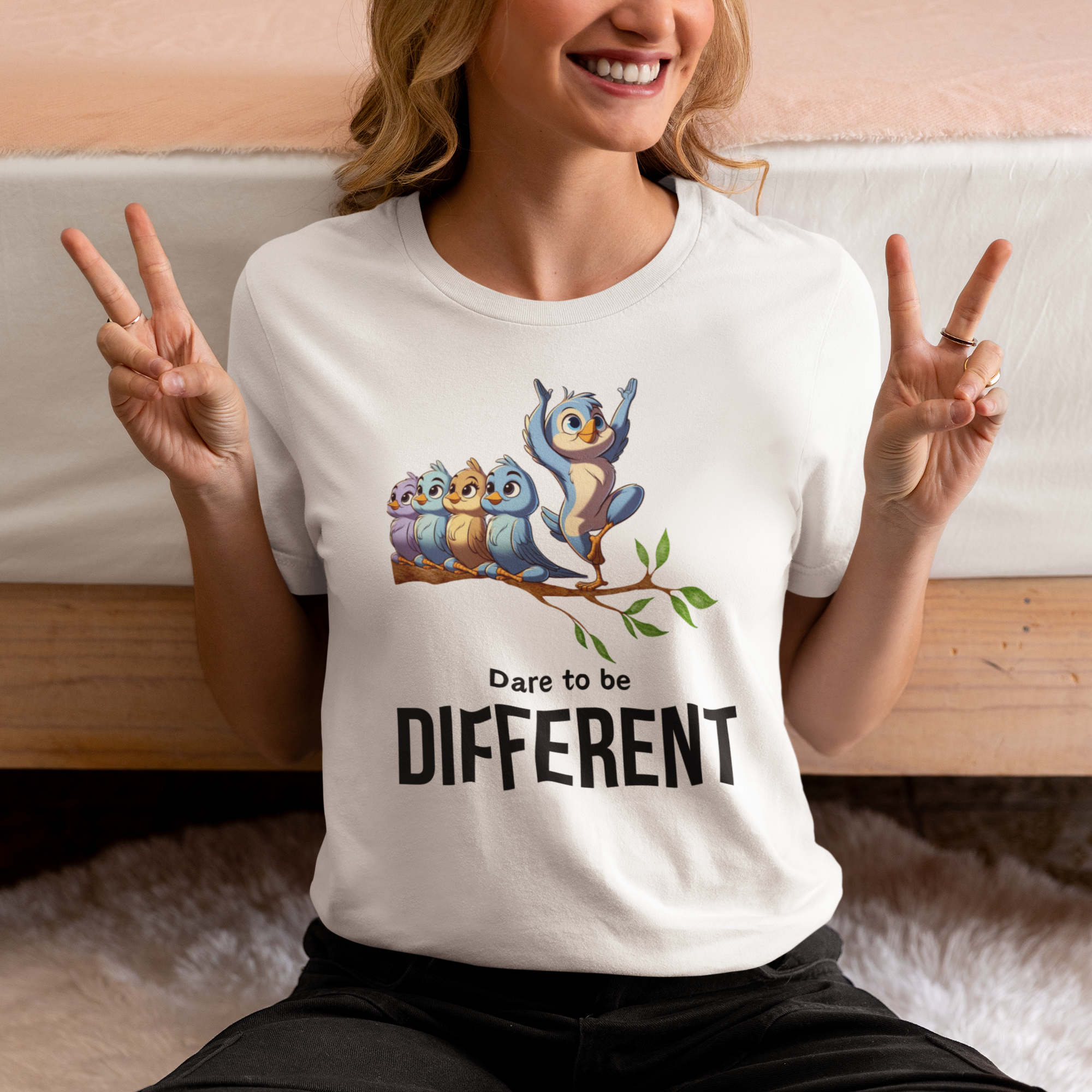 DIFFERENT  - Damen Premiumshirt