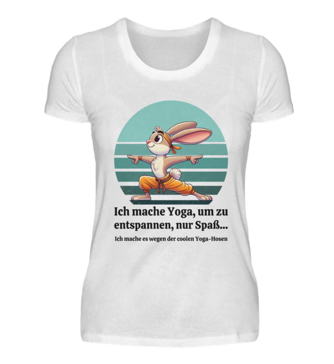 Ich mache Yoga  - Damen Premiumshirt