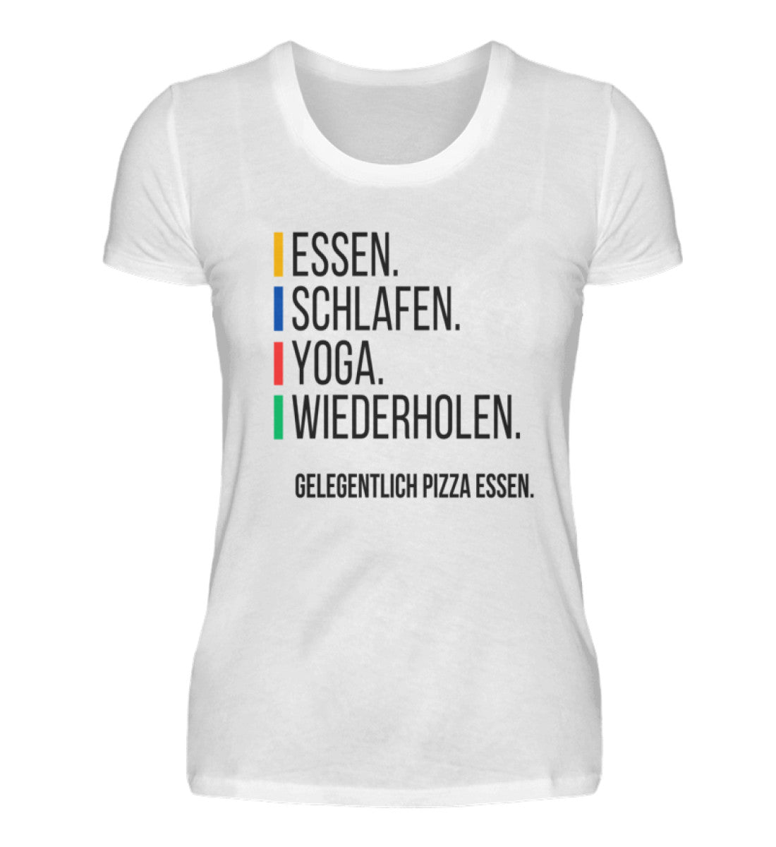 Essen.Schlafen.Yoga.  - Damen Premiumshirt