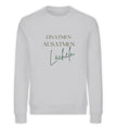 EINATMEN,LÄCHELN  - Unisex Organic Sweatshirt