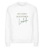 EINATMEN,LÄCHELN  - Unisex Organic Sweatshirt