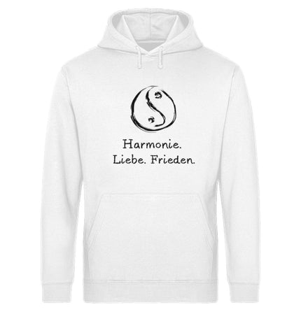 HARMONIE.LIEBE.FRIEDEN.  - Unisex Organic Hoodie