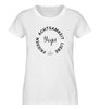 YOGA FRIEDEN  ACHTSAMKEIT LIEBE  - Damen Premium Organic Shirt