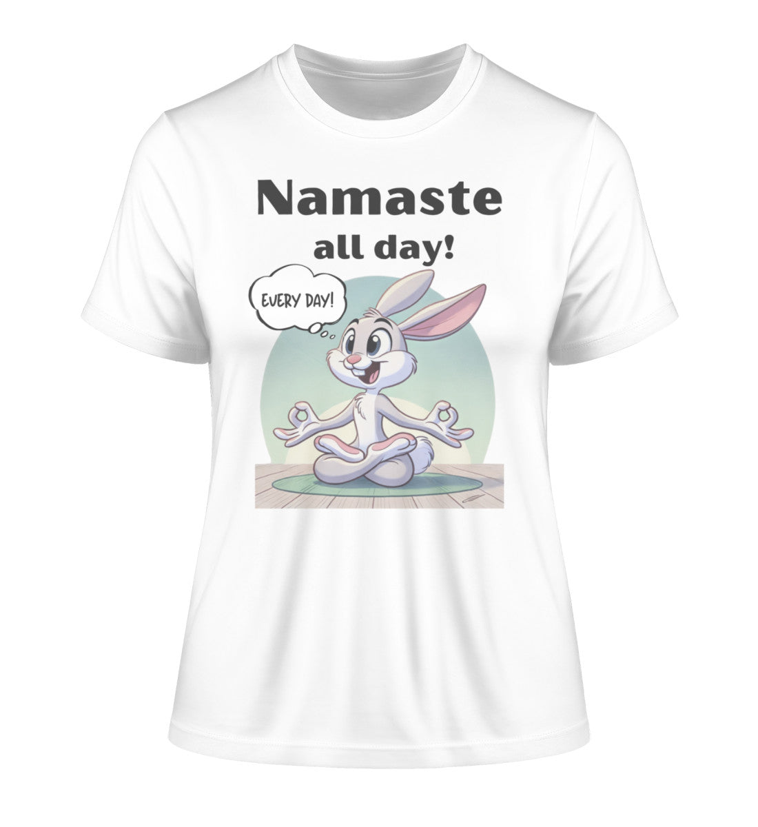 Namaste all day!  - Damen Premium Bio T-Shirt